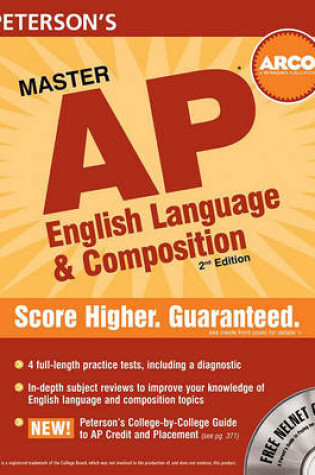 Cover of Peterson's Master AP English Language & Composition