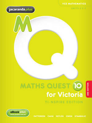 Book cover for Maths Quest 10 for Victoria 3E TI-Nspire Edition & EBookPLUS