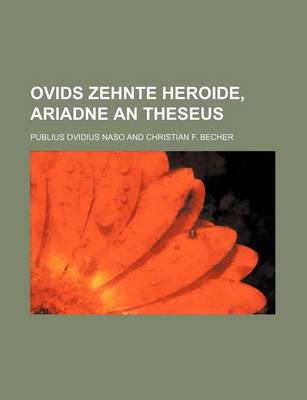 Book cover for Ovids Zehnte Heroide, Ariadne an Theseus