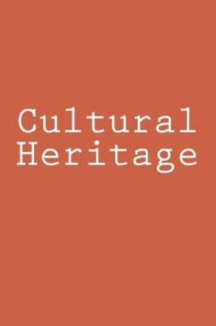 Cover of Cultural Heritage