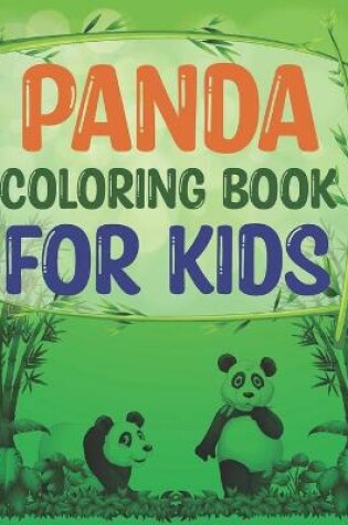 Cover of Panda Coloring Book For Kids