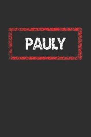 Cover of Pauly Notebook