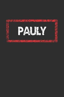 Book cover for Pauly Notebook