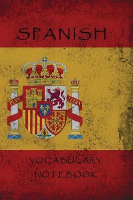 Book cover for Spanish Vocabulary Notebook