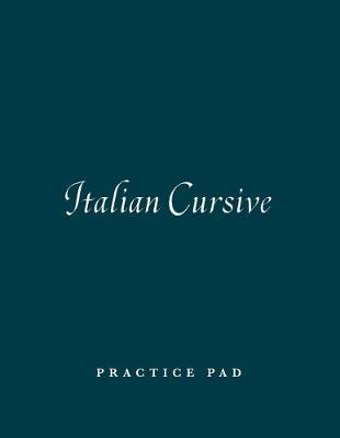 Book cover for Italian Cursive Practice Pad