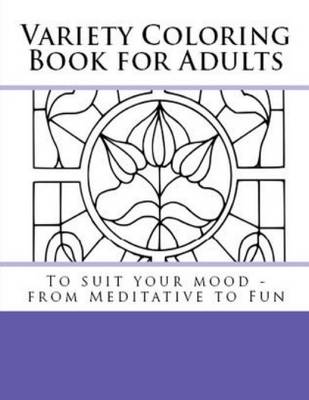 Book cover for Variety Coloring Book for Adults