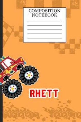 Cover of Compostion Notebook Rhett
