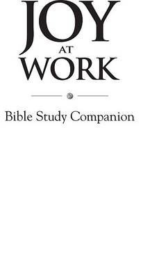 Book cover for Joy at Work Bible Study Companion