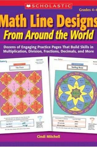 Cover of Math Line Designs from Around the World Grades 4-6