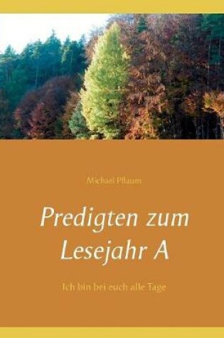 Cover of Predigten zum Lesejahr A