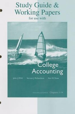 Cover of Study Guide & Working Papers for Use with College Accounting