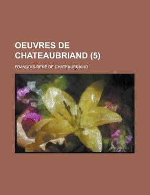 Book cover for Oeuvres de Chateaubriand (5)