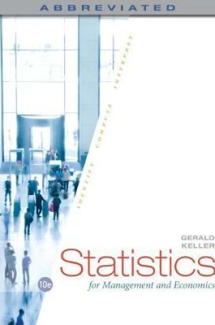 Cover of Statistics for Management and Economics, Abbreviated