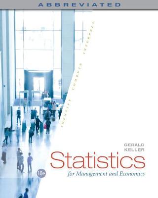 Book cover for Statistics for Management and Economics, Abbreviated
