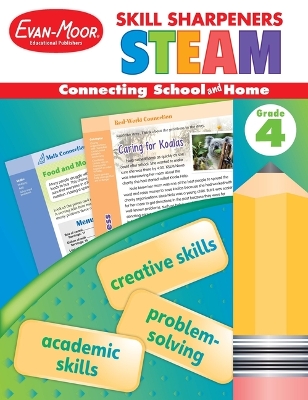 Book cover for Skill Sharpeners: Steam, Grade 4 Workbook