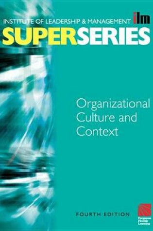 Cover of Organisational Culture and Context Super Series