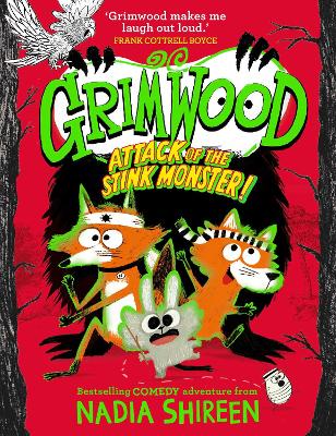 Book cover for Grimwood: Attack of the Stink Monster!