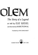 Book cover for The Golem
