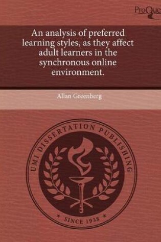 Cover of An Analysis of Preferred Learning Styles