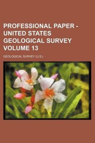 Cover of Professional Paper - United States Geological Survey Volume 13