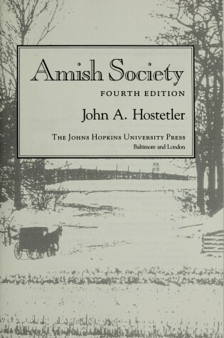 Cover of Amish Society
