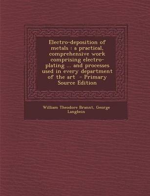 Book cover for Electro-Deposition of Metals