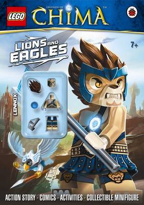 Book cover for LEGO Legends of Chima: Lions and Eagles Activity Book with Minifigure