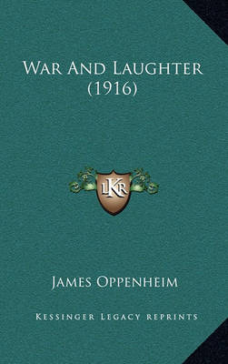 Book cover for War and Laughter (1916)