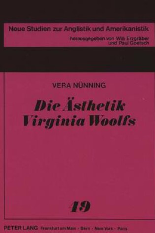 Cover of Die Aesthetik Virginia Woolfs
