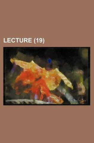 Cover of Lecture (19)