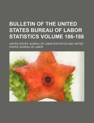 Book cover for Bulletin of the United States Bureau of Labor Statistics Volume 186-188