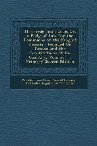 Cover of The Frederician Code