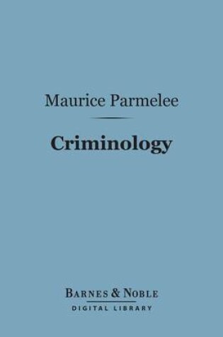 Cover of Criminology (Barnes & Noble Digital Library)