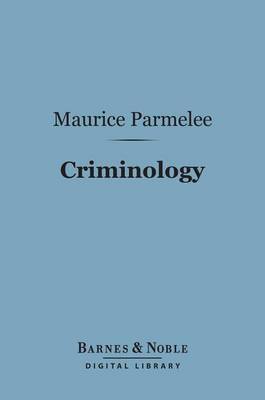 Book cover for Criminology (Barnes & Noble Digital Library)
