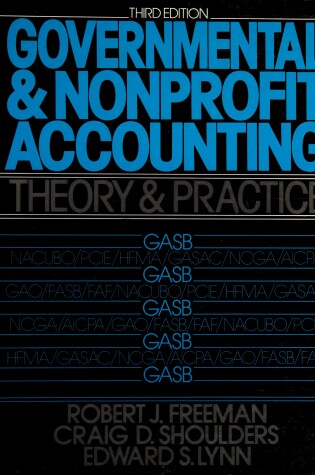 Cover of Governmental and Nonprofit Accounting