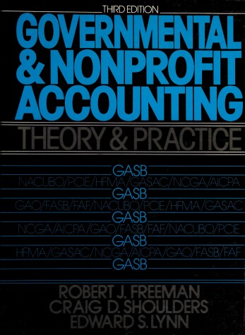 Cover of Governmental and Nonprofit Accounting