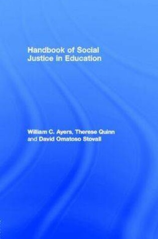 Cover of Handbook of Social Justice in Education