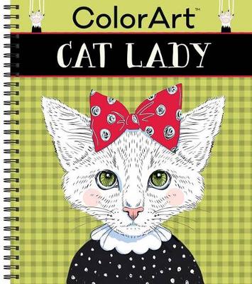 Book cover for Colorart Coloring Book - Cat Lady