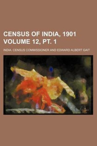 Cover of Census of India, 1901 Volume 12, PT. 1