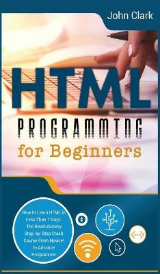 Cover of HTML Programming for Beginners