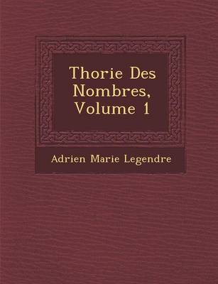 Book cover for Th Orie Des Nombres, Volume 1