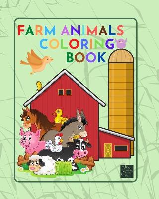 Book cover for Farm Coloring Book