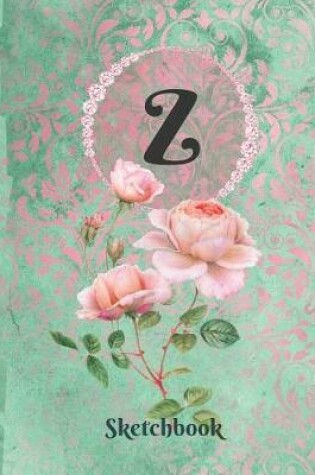 Cover of Basics Sketchbook for Drawing - Personalized Monogrammed Letter Z