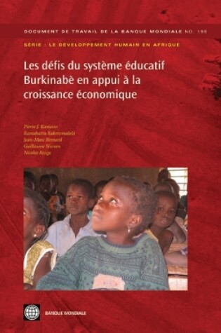 Cover of Les defis du systeme educatif Burkinabe en appui a la croissance economique