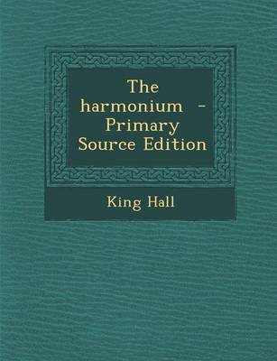 Book cover for The Harmonium - Primary Source Edition