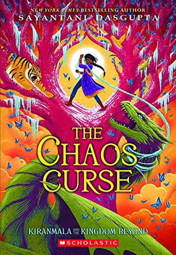 Cover of The Chaos Curse (Kiranmala and the Kingdom Beyond #3)