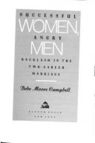 Cover of Successful Women, Angry Men