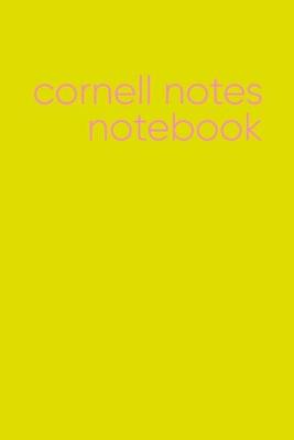 Book cover for Cornell Notes Notebook