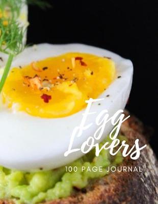 Book cover for Egg Lovers 100 page Journal