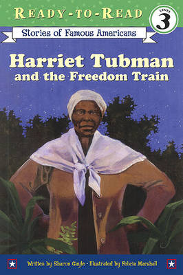 Book cover for Harriet Tubman and the Freedom Train